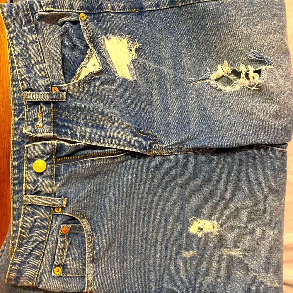 High waist flared jeans